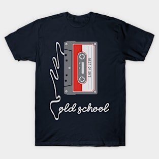 Old School Cassette Tape Tee T-Shirt